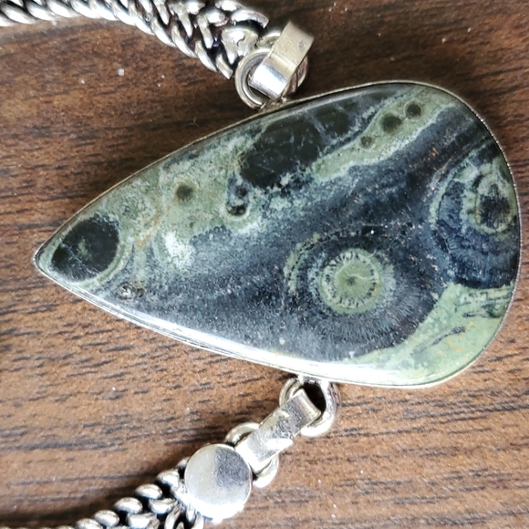 New Kambaba Jasper 925 Silver Bracelet. - Picture 15 of 15